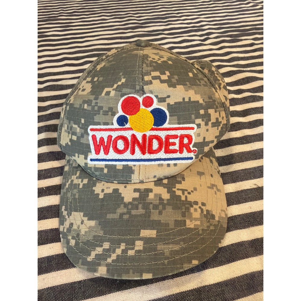Wonder Bread USO Digital Camo Snapback Hat Mens Made in USA Baseball Cap ACU